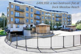 £499,950: a two-bedroom flat at Dock Meadow Reach